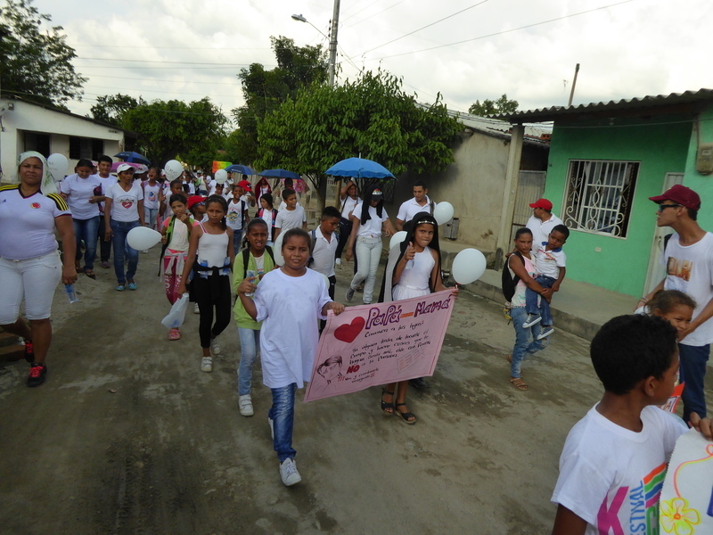 Walking against child abuse