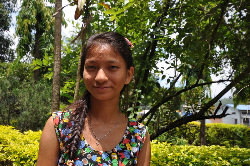 Roda trains to become a nurse