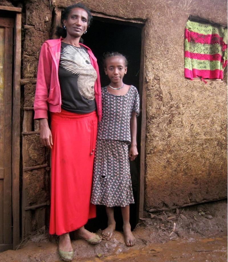 A mother and daughter live here with HIV