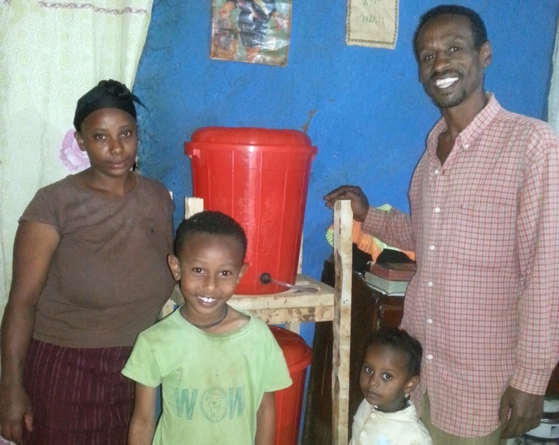 Abdinego is saying “goodbye” to dirty water