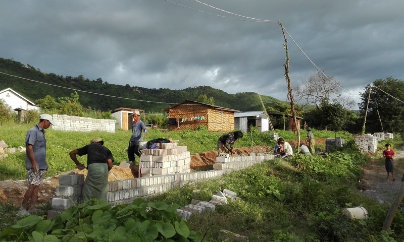 Building has begun in Shan
